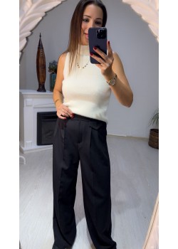 Palazzo Pantalon  Siyah 