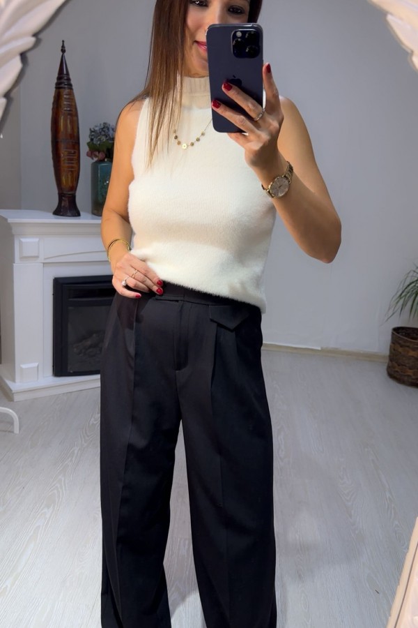 Palazzo Pantalon  Siyah 