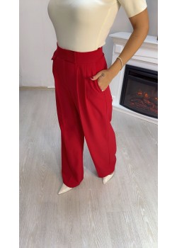 Palazzo Pantalon  Kırmızı