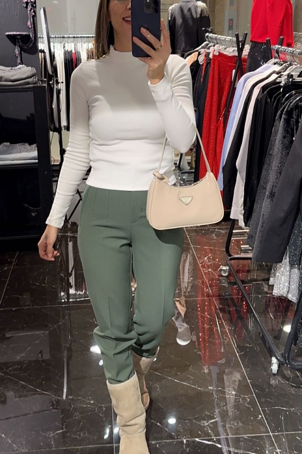 Z Model Havuç Pantalon (Yeşil ) 