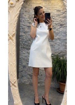 Beyaz Basic Elbise 