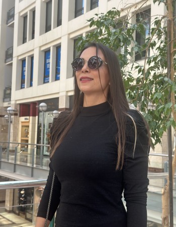 Karpuz Kol Siyah Pırıltılı Bluz Karpuz Kol Siyah Pırıltılı Bluz