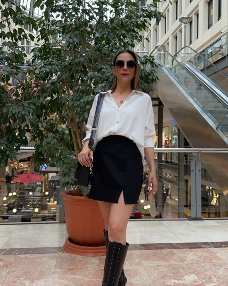 Basic Siyah Mini Etek Basic Siyah Mini Etek