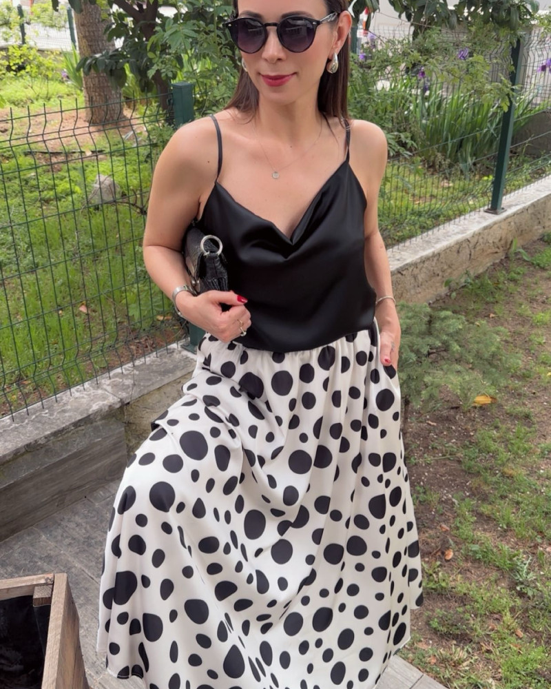  Coco Puantiyeli Etek 