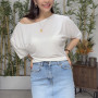 Lora Zımba Detay Denim Etek 
