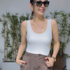 Sırt Dekolteli Bodysuit Ekru