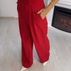 Palazzo Pantalon  Kırmızı