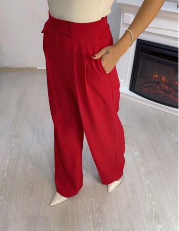Palazzo Pantalon Kırmızı Palazzo Pantalon Kırmızı