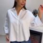 Oversize Beyaz Gömlek