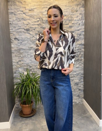 PALAZZO DENİM PANTALON LACİVERT PALAZZO DENİM PANTALON LACİVERT