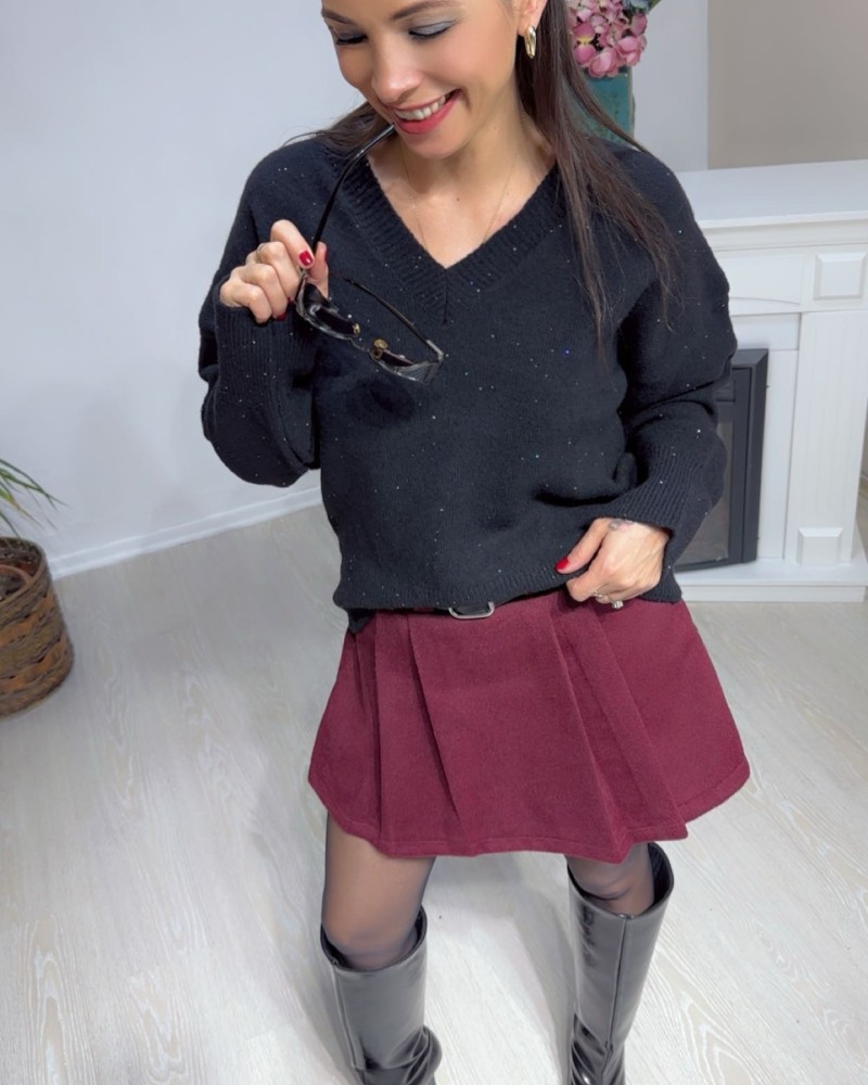 Kaşe Şort Etek 