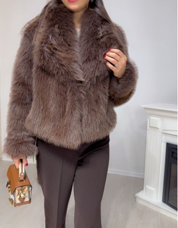 Kahve Asalet Kürk Mont