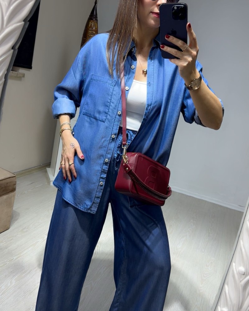 Cool Denim Tensel Takım