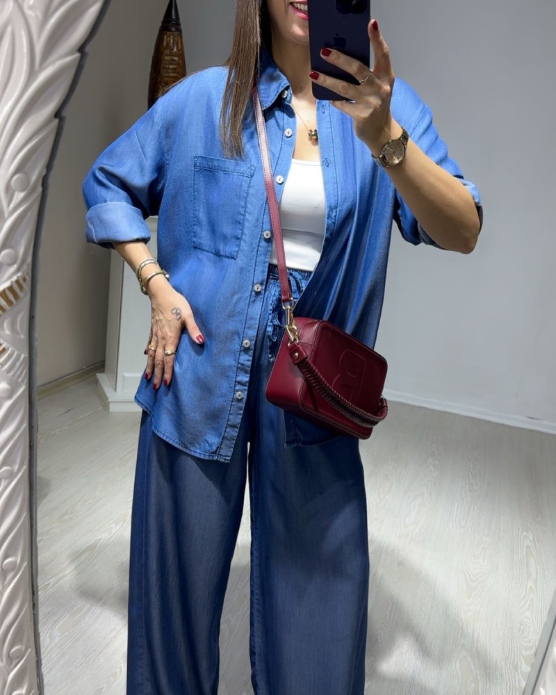 Cool Denim Tensel Takım