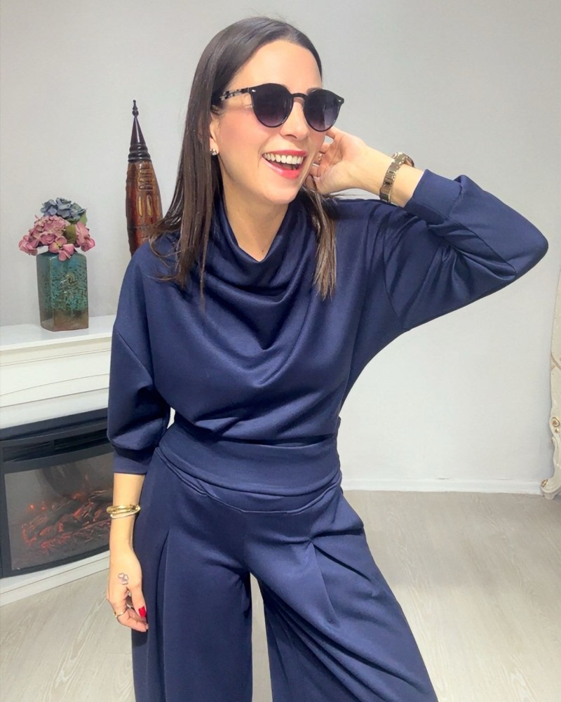 Soft Elegance Takım Lacivert 