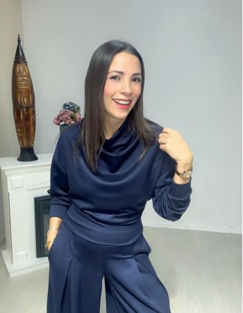 Soft Elegance Takım Lacivert 