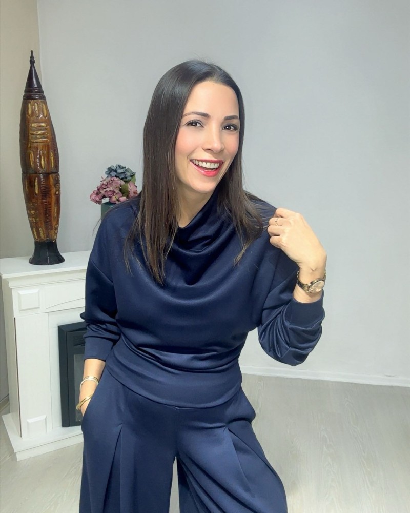 Soft Elegance Takım Lacivert 