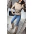 Balıkçı Yaka Kol Fermuar Detay Sweatshirt 