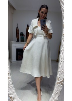 Prenses Tüvit  Elbise Ceket Takım 